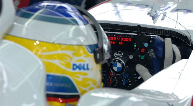 Nick Heidfeld elsőzör hozta a második sorba a BMW-t