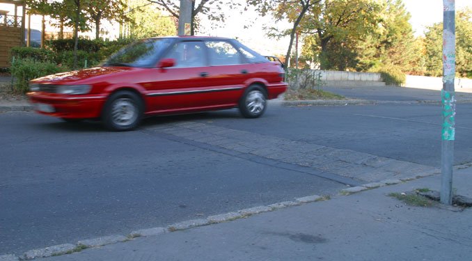 A vadászó fekvőrendőr felveszi környezete színét