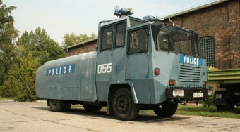 Bevetésre kész vízágyúk