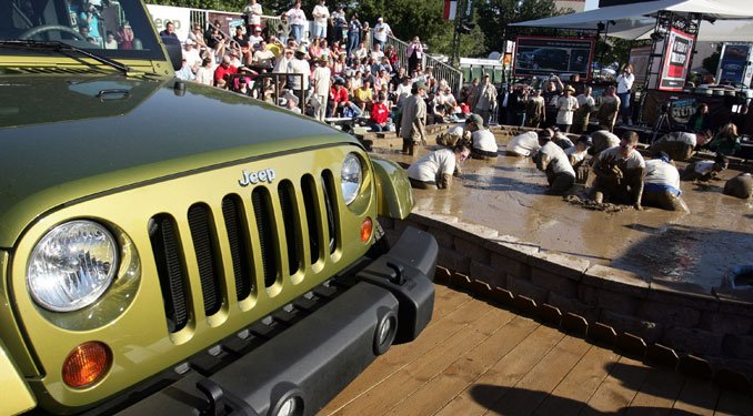 A tét egy vadúj Jeep volt