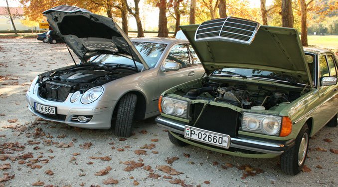 Mercedes E320 és W123 49