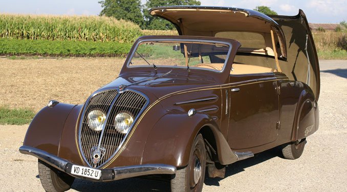 Már 1936-ben volt fémtetős kabriója a Peugeot-nak