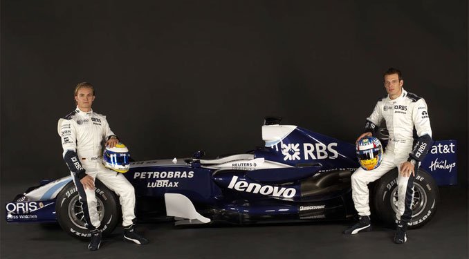 Nico Rosberg (b.) és Alex Wurz a két pilóta