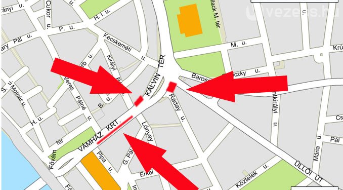 Útlezárások Pesten is