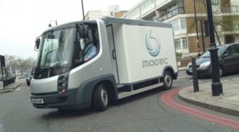 Elektromos teherautók a Tescónál