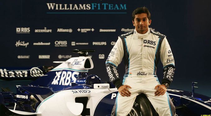 Narain Karthikeyan, tesztpilóta a Williamsnél