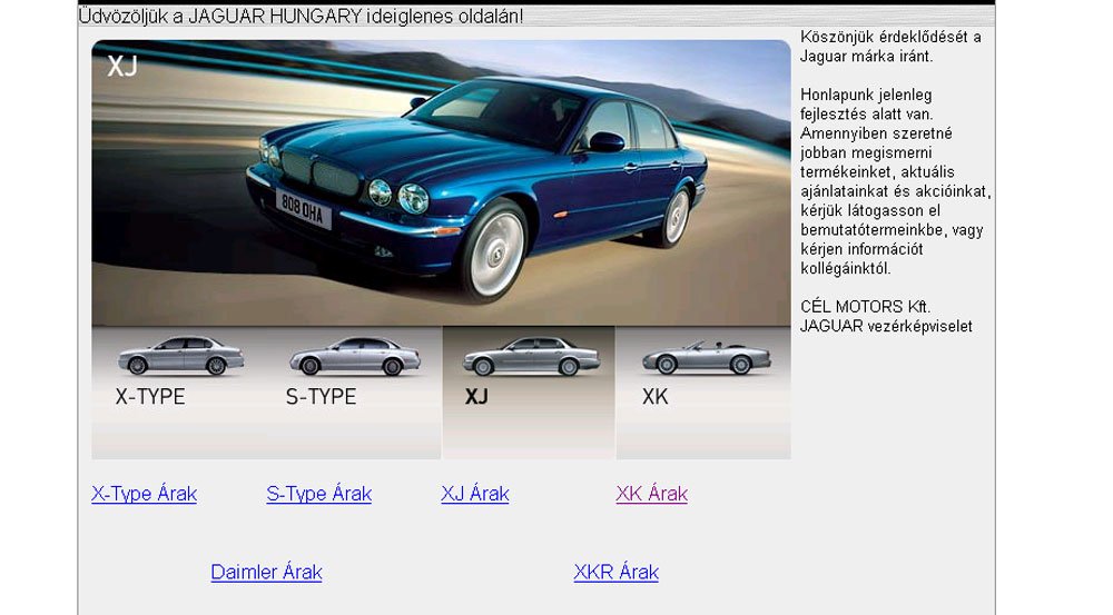 A Jaguar oldala egy szégyen