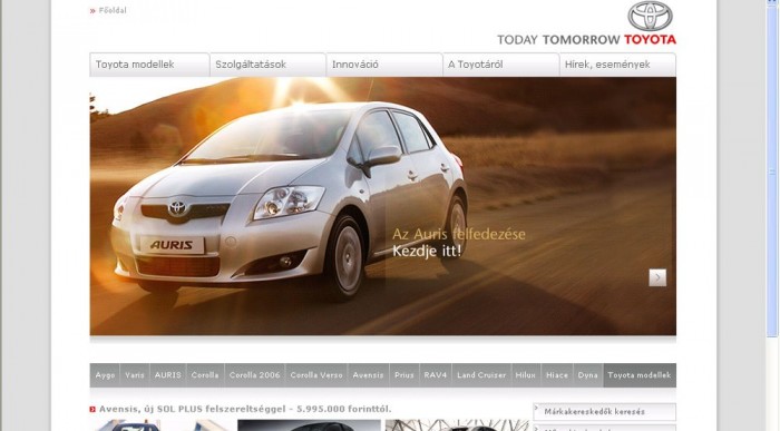 Megújult a Toyota