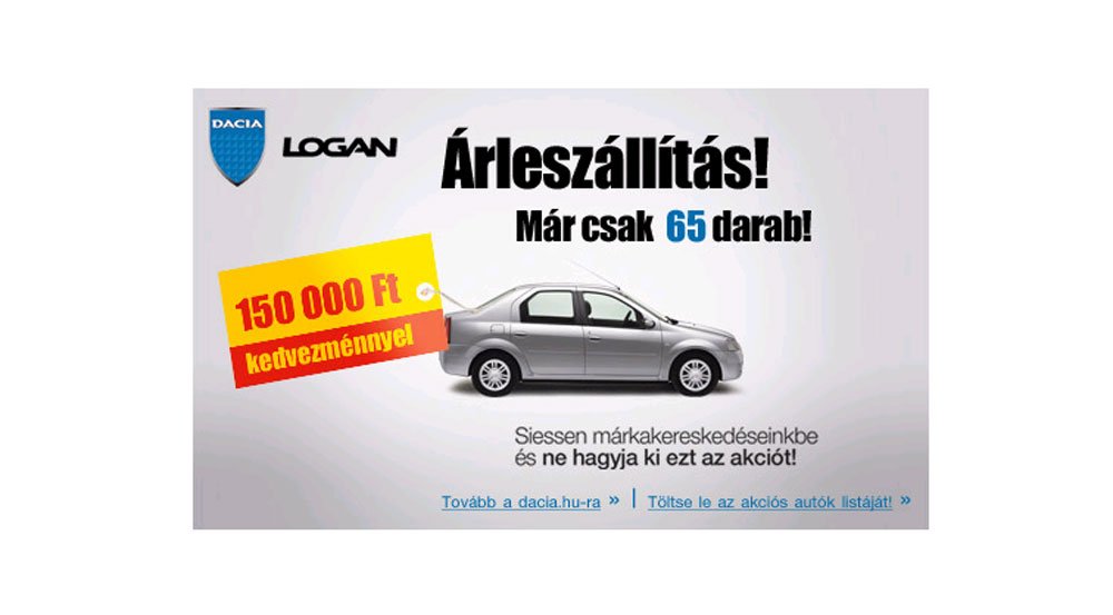 Akcióban a Dacia