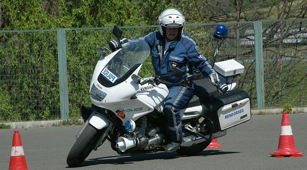 Motoros rendőrök a Hungaroringen 8