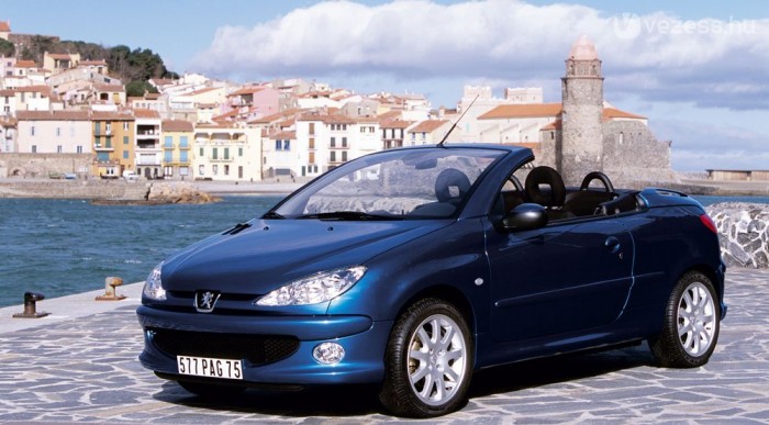 Kabriók, olcsón 6 | Vezess Újonnan a 206 CC megy a legjobban