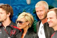 Jenson Beckham, Victoria Beckham, David Beckham és Barrichello