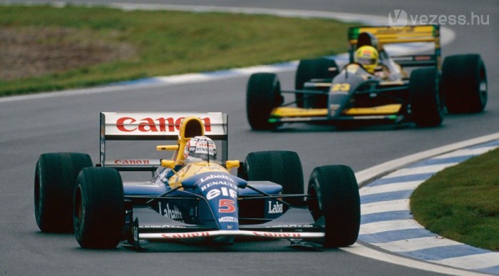 Senna Piquet-t üldözi