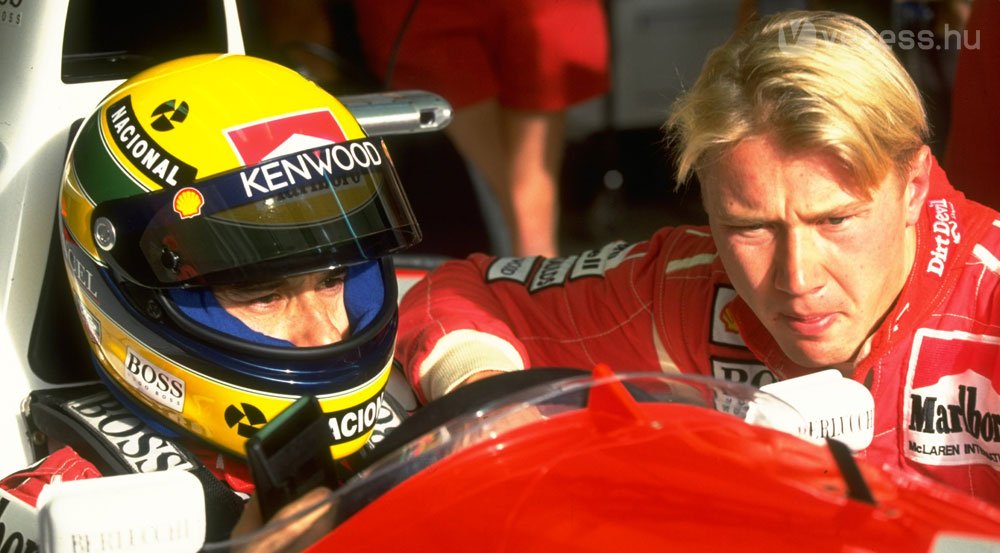 Häkkinen és Senna nem sokat versenyzett egymás ellen