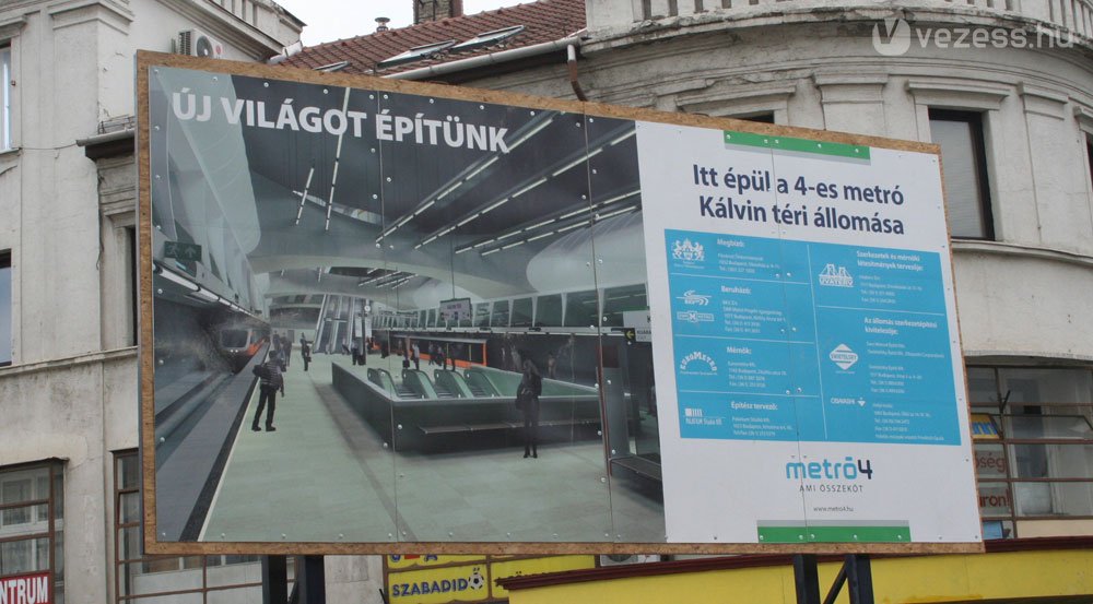 Új világot építenek. Elég lenne a metrót