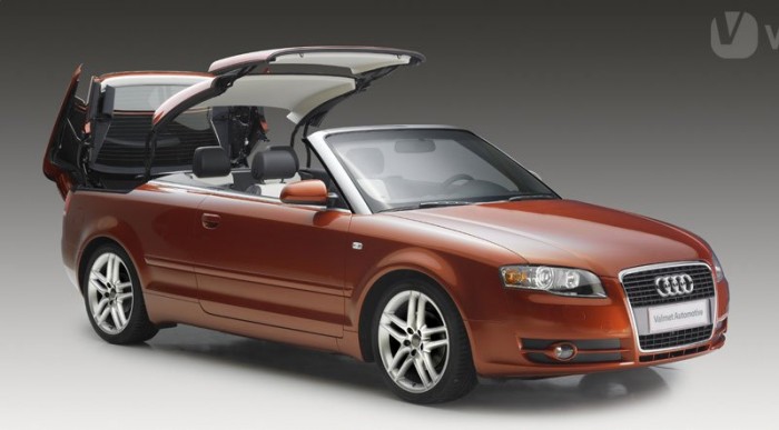 Audi A4 kabrió fém tetővel