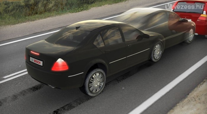 Fékasszisztenssel könnyebb megállni. Kép: Bosch