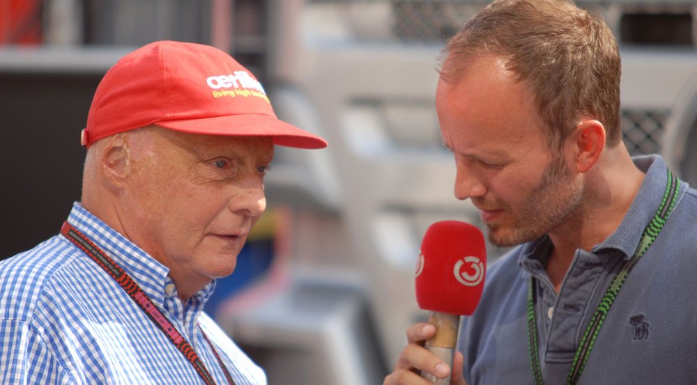 Niki Lauda még mindig közvetít