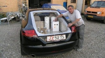 Teherautó Audi TT-ből