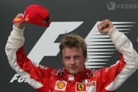 Räikkönen nyert, de még nem biztos