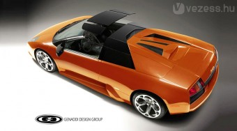 Tetőt kap a nyitott Lamborghini