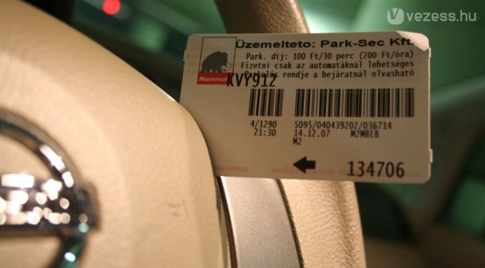 Okos: a rendszámból tudja a sorompó, hogy fizettünk-e már