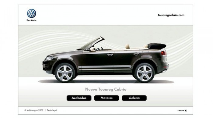 Touareg kabrió csak spanyoloknak