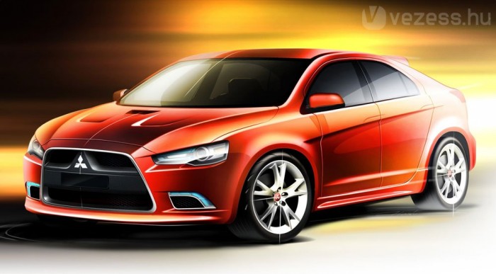 Nekünk készül az új Lancer 5 | Vezess Egyelőre csak rajz a széria modell