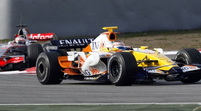 Előtte az utódja: Kovalainen és Piquet