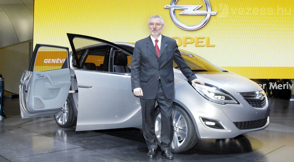 Ő Hans Demant, hobbiból autóversenyző, hivatalból az Opel elnöke