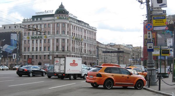 Porsche taxi Moszkvában 8