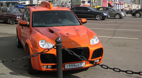 Porsche taxi Moszkvában 9