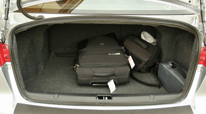 Kisebb az átlagnál a csomagtér