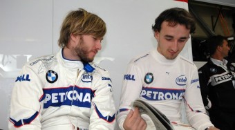 Heidfeldet zavarja Kubica