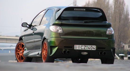 Peugeot 206 tuning: Kis játékos 4