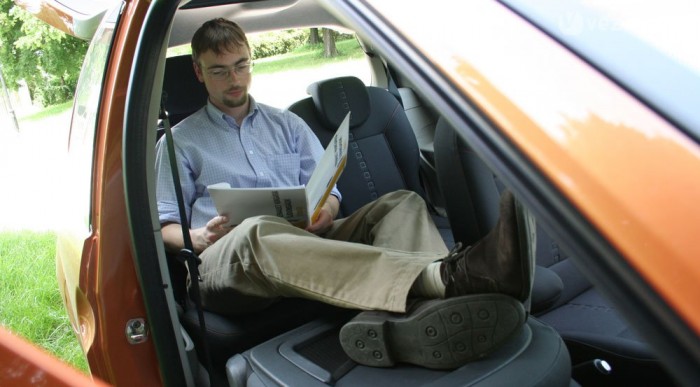 Hátul nagyon kényelmes