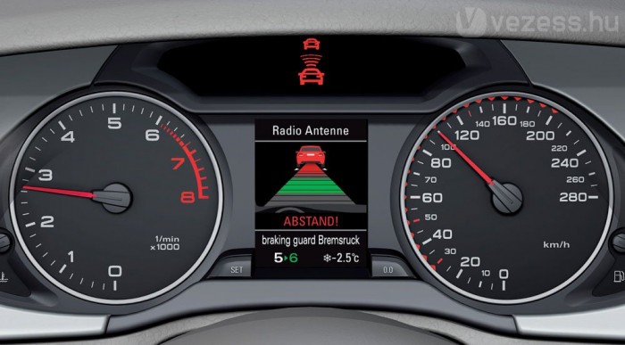 Radartechnikával védekeznek az Audik 3 | Vezess Először jelez