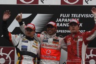 1.Hamilton, 2. Kovalainen, 3. Räikkönen