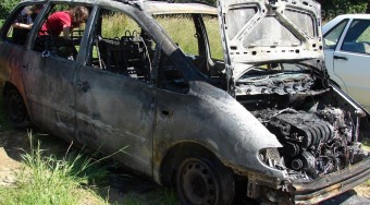 Spontánégés az autópályán