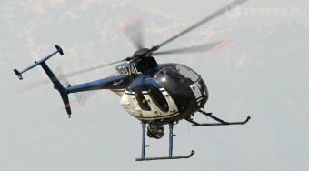 Helikopterrel a gyorshajtók ellen