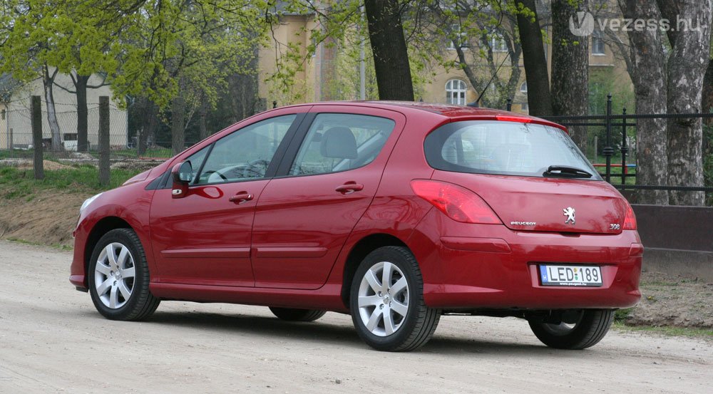 4,5 liter a 308 1,6 HDi átlagfogyasztása