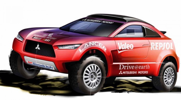 Lancerrel megy a Dakarra a Mitsubishi