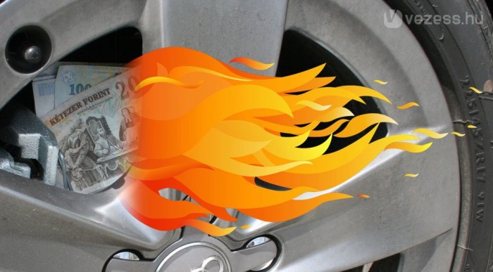 Fékezéskor elfüstöljük a pénzt