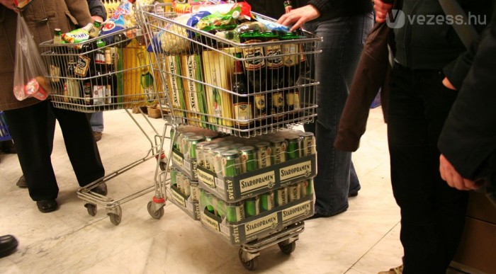 A bevásárlókocsiban még gyanús volt