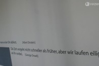 Einstein: Az idő az, amit az óráról leolvasunk. Orwell szerint az idő nem telik gyorsabban, mint régen, csak mind sietősebben szaladunk el mellette