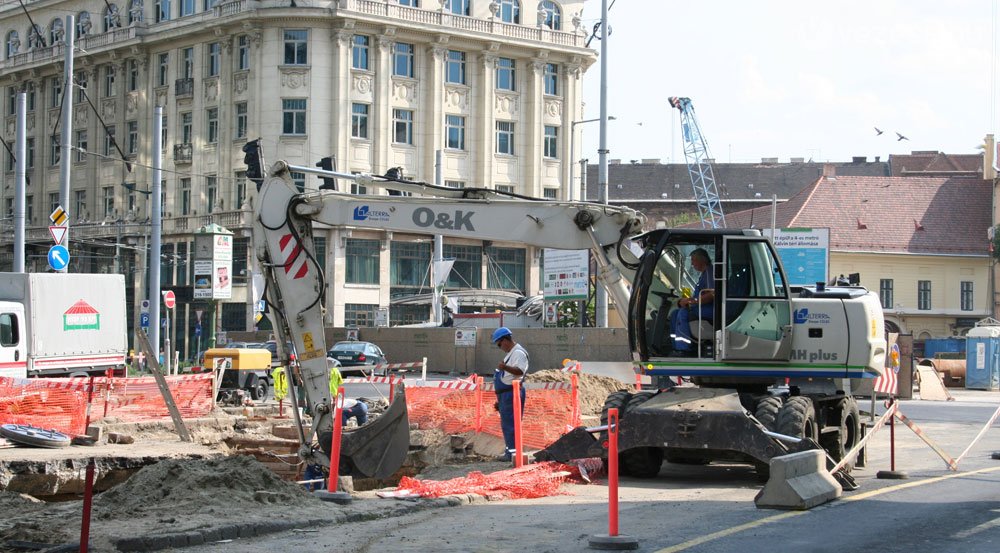 Totális forgalmi káosz Budapesten 19