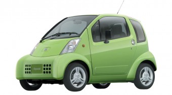 Elektromos mini Nissan módra