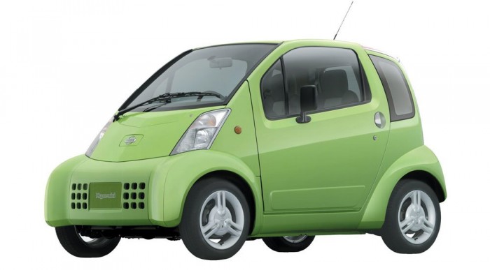 Elektromos mini Nissan módra