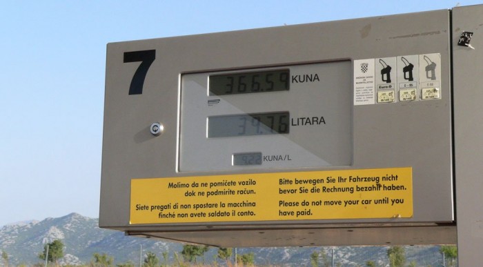 A gázolaj olcsóbb kint