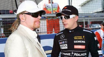 Räikkönennek hálás Axl Rose